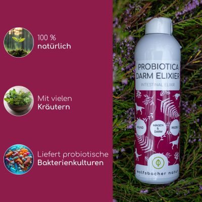 Thumbnail 2: Wolfsbacher Natur Probiotika Darm Elixier für Hunde