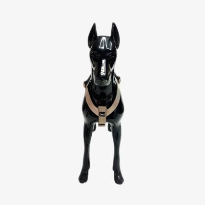 Thumbnail 2: Vitomalia Klassisches Y-Hundegeschirr mit abstehender Innenfütterung - Nero Beige
