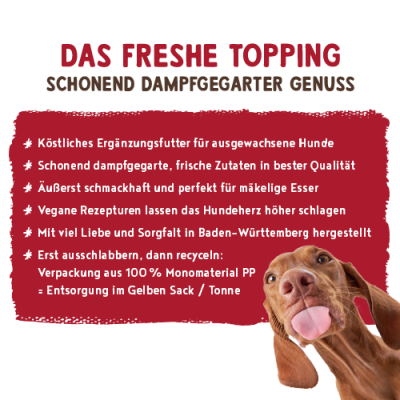 Thumbnail 7: bosch Tiernahrung Freshe Schnauze rotes Ackergemuese - Ergänzungsfutter – 200g