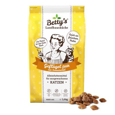 Thumbnail 5: Betty's Landhausküche Betty's Landhausküche für Katzen Trockenfutter Geflügel pur  1,4 kg