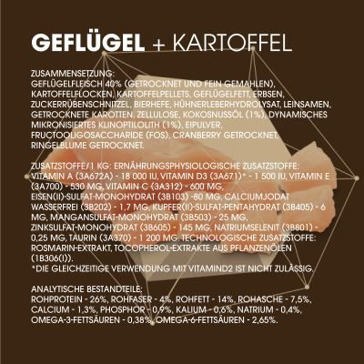 Thumbnail 3: NP Lifestyle TJURE Lifestyle GEFLÜGEL & KARTOFFEL 10 kg getreidefreies Trockenfutter Spar-Pack für alle Rassen