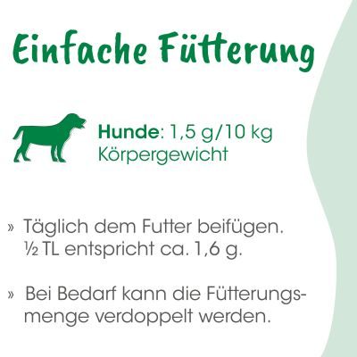 Thumbnail 7: insektoVet® Herbal 750 g – Ergänzungsfuttermittel für Hunde mit Bierhefe und Kräutern