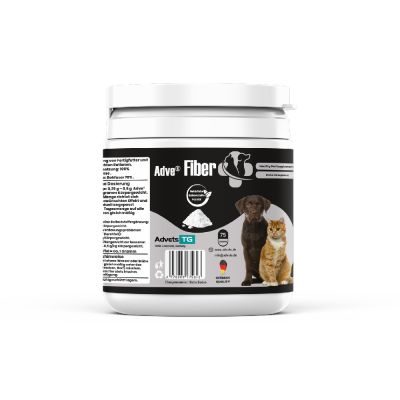 Thumbnail 1: Adve® Fiber: Hochwertige Qualitäts-Futtercellulose – bei Durchfall und Übergewicht – Hund und Katze - 75 g Dose