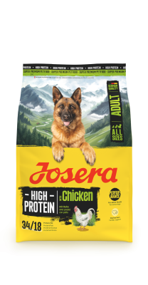 Thumbnail 2: Josera Adult High Protein Chicken, glutenfreies, proteinreiches Trockenfutter für ausgewachsene Hunde, 3x3kg