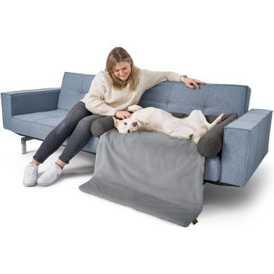 Thumbnail 2: HUNTER Polster-Schondecke Rockford XL (120 x 100 cm), anthrazit/hellgrau