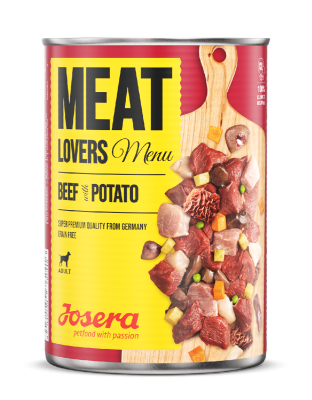 Josera Meat Lovers Menu Beef & Potato Nassfutter – 6x800g