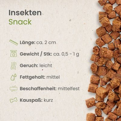 Thumbnail 4: kauartikel.com Insekten Snack - Hunde-Kauartikel - Hunde-Snack - Kausnack - Leckerli