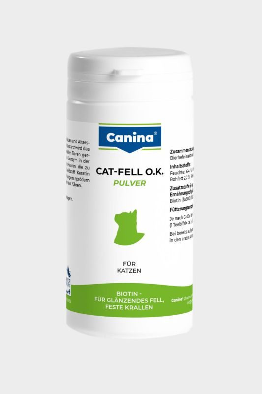 Canina Cat-Fell O.K. Pulver Ergänzungsfuttermittel für Katzen 50 g