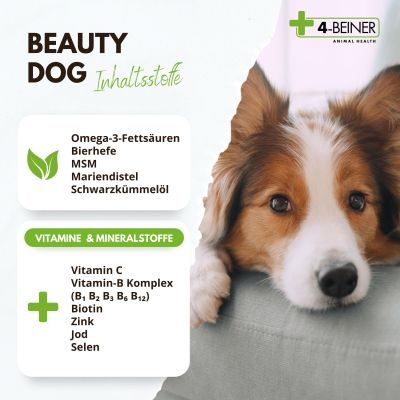 Thumbnail 4: 4-Beiner PetVet - 4-BEINER BEAUTY-DOG - Nahrungsergänzung - Futterergänzung für Hunde