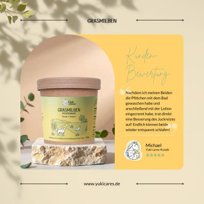 Thumbnail 7: Yuki cares Anti-Grasmilben-Set für Hunde & Pferde