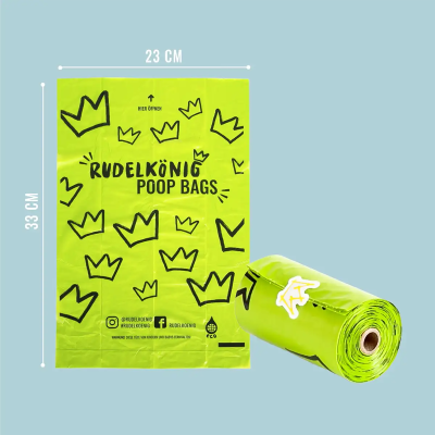 Thumbnail 4: Rudelkönig Hundekotbeutel 300 Kotbeutel für Hunde aus recyceltem Kunststoff, Hundekotbeutel