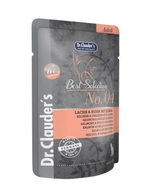 Dr.Clauder´s Best Selection No 4 Lachs & Huhn mit Quinoa 85g