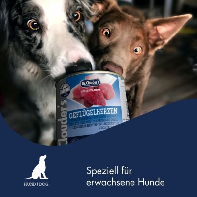 Thumbnail 5: Dr.Clauder’s Selected Meat Geflügelherzen 400g
