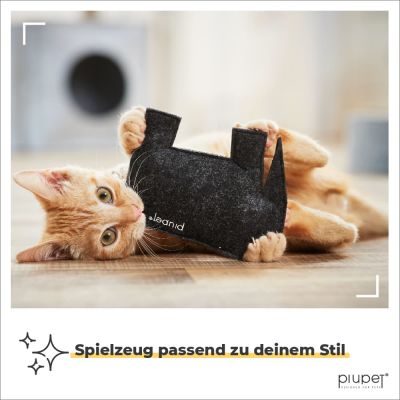 Thumbnail 1: PIUPET Katzenspielzeug 4er Set I Katzenminze Spielzeug I Stylische Katzenminze Kissen