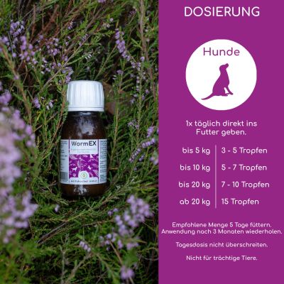 Thumbnail 2: Wolfsbacher Natur WormEX - Wurmmittel für Hunde