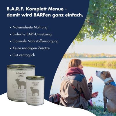 Thumbnail 5: Dr.Clauder’s Dr.Clauder´s B.A.R.F. Komplett Menue Lammragout 800g