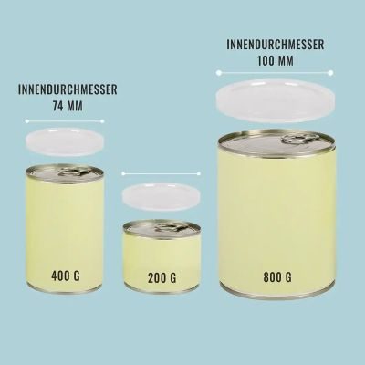 Thumbnail 4: Rudelkönig Frischhaltedeckel Dosendeckel - 3 Stück - Spülmaschinenfeste Frischhaltedeckel