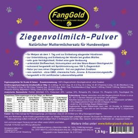 FangGold Ziegenvollmilchpulver 1,5 kg