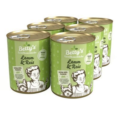 Thumbnail 3: Betty's Landhausküche Nassfutter für Hunde mit Lamm & Reis 12x 400g