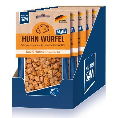 Thumbnail 2: NutriQM Huhn Würfel mini 5 x 100g