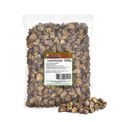 Kaureks Natur Hundeleckerlies Lammlunge 1000g