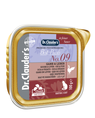 Dr.Clauder´s Best Pearls No. 09 Gans & Leber in Soße 100g