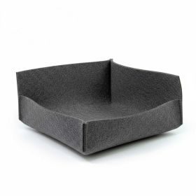 stylecats® Katzenbett Groovie halboffen XS (35 x 35 cm), anthrazit