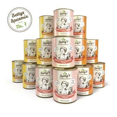 Betty's Landhausküche SPARMIX 7 - Katze 400g x 18