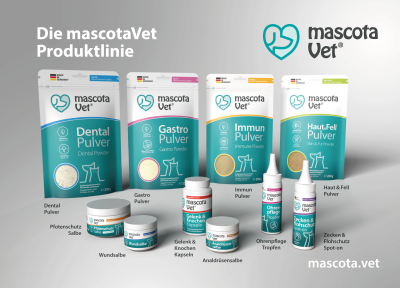 Thumbnail 3: mascota vet Gastro Pulver, natürliches Ergänzungsfuttermittel für Hunde & Katzen bei Verdauungsproblemen und übermäßigem Gras fressen, 250 g