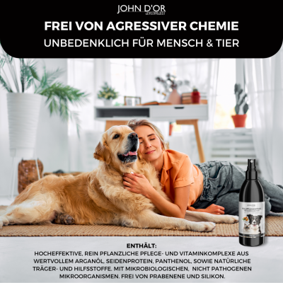 Thumbnail 10: John D‘or Leichte Kämmbarkeit, Entfilzung & biologische Geruchsneutralisierung für gesundes Fell mit Arganöl & Vitaminkomplex