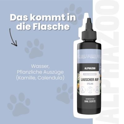 Thumbnail 4: ALPHAZOO Lauscher-Auf Ohrenreiniger für Hunde