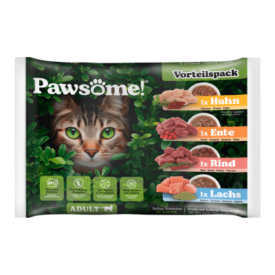 Pawsome!® Pawsome!® Adult 85g 4er Mixpack