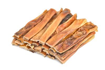 Thumbnail 1: Kaureks Natur Hundeleckerlies Rinderkopfhautstangen Premium 2000g- Stangen - Hunde-Kauartikel - Hunde-Snack - Kausnack - Leckerli