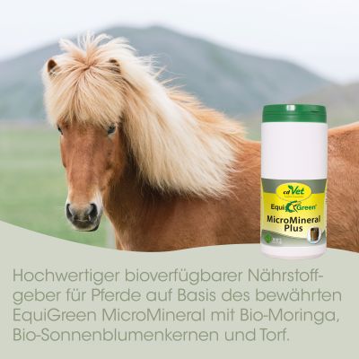 Thumbnail 3: cdVet EquiGreen MicroMineral plus 4 kg – Natürliches Mineralergänzungsfuttermittel mit Moringa & Huminsäuren für Pferde