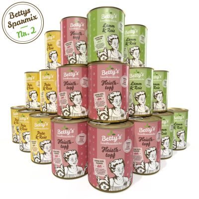 Betty's Landhausküche SPARMIX 2 - Hund 400g x 18