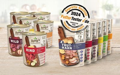 Thumbnail 2: Betty's Landhausküche Nassfutter für Hunde Wild mit Rote Beete 6x 800g