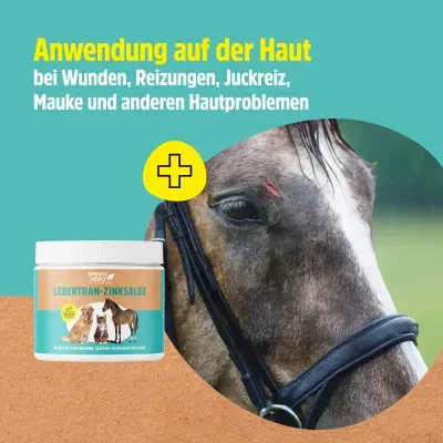 Thumbnail 2: Greenhero Lebertran-Zinksalbe pflegt die Haut bei Reizungen