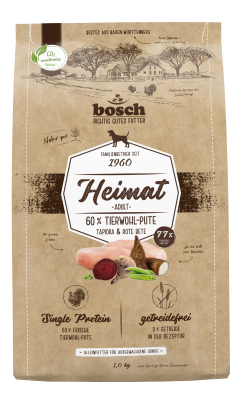 Bild 1 von 1: bosch Tiernahrung Heimat Tierwohl-Pute – Futter mit hohem Fleischanteil – 1kg