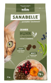 Sanabelle Sanabelle Grande – Katze Trockenfutter – zahnpflegend – 2kg