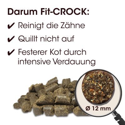 Thumbnail 6: Fit-CROCK® Sensitive Lamm Maxi 3 kg – Kaltgepresstes Trockenfutter für sensible Hunde (getreidefrei & ohne synthetische Zusätze)