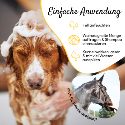 Thumbnail 3: PHA PetVet - PHA RelaxShampoo für Hunde 250 ml - für glänzendes Fell, leichte Kämmbarkeit - reinigt Haut & Fell mit angepasstem pH-Wert - hautfreundlich