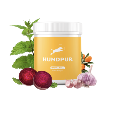 Thumbnail 2: Hundpur Haut und Fell 300 g – Vitalstoff-Pellets mit Zink, Biotin & Kräutern für glänzendes Fell