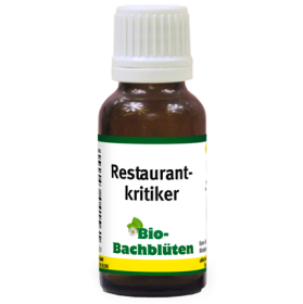 cdVet Bio-Bachblüten Restaurantkritiker 20 ml – Ergänzungsfuttermittel für Hunde, Katzen & Pferde