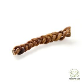 kauartikel.com Ochsen-Ziemer, geflochten kurz - Hunde-Kauartikel - Hunde-Snack - Kausnack vom Ochsen - Leckerli vom Rind