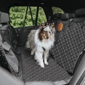 Rudelkönig Hundedecke Auto Rückbank, Kratzfeste Autoschondecke, Hundedecke