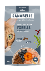 Sanabelle Sanabelle Adult Forelle – Katzenfutter – Getreidefrei – 8kg