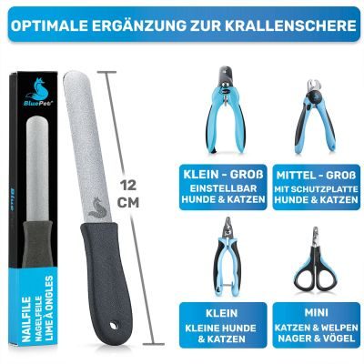 Thumbnail 7: BluePet Pfoten- und Krallenpflege Sparset: Krallenschere und Krallenfeile, Pfotenreiniger "PfotenBlitz" Waschanlage mit MicrofaserTuch- und Pfotenbalsam
