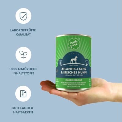 Thumbnail 8: Irish Pure Nassfutter Atlantik-Lachs & Irisches Huhn mit Gemüse & Kelp-Alge