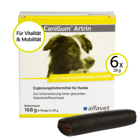 alfavet CaniGum Artrin Riegel 6 x 28 g