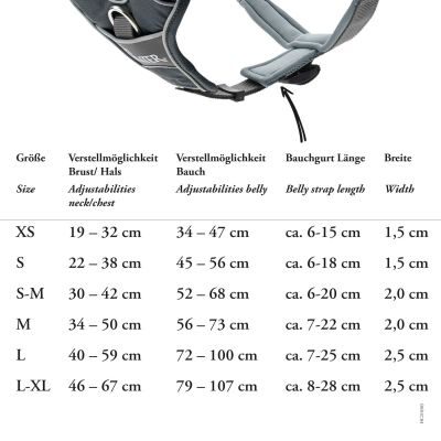 Thumbnail 1: HUNTER Geschirr Divo Reflect L, rot/grau